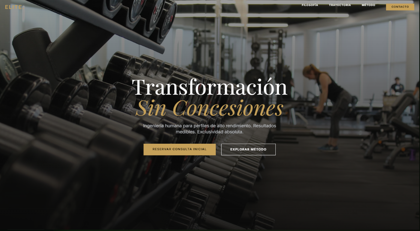 Demo Premium Entrenador Élite