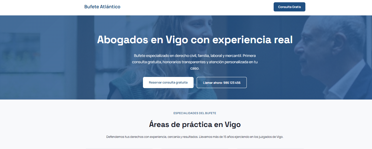 Demo Bufete Atlántico Abogados